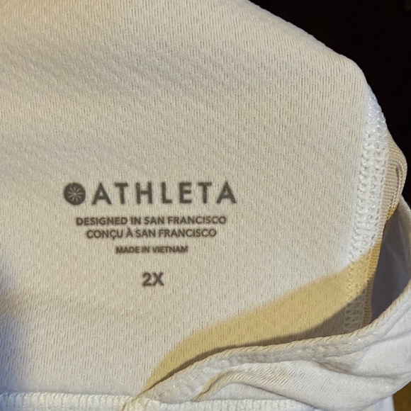 Athleta White Sports Bra - Picture 2 of 3